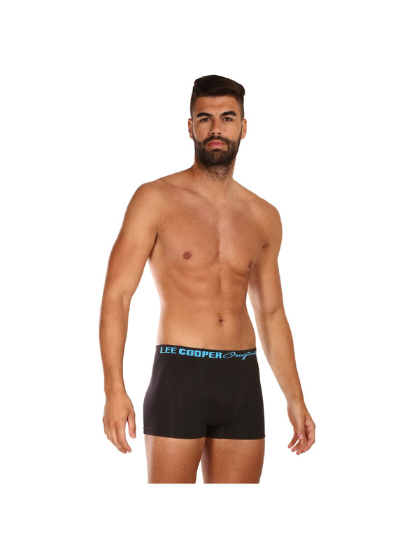 Lee Cooper Öt pár fekete férfi Lee Cooper boxeralsóból álló készlet