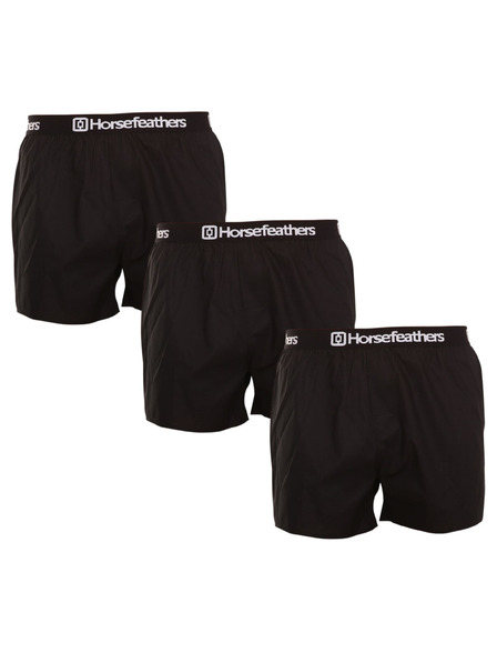 Horsefeathers Férfi boxeralsó Fekete 3P HorsefeathersHorsefeathersHorsefeathers