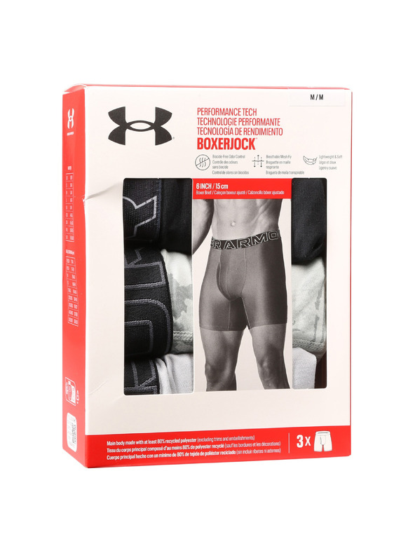 Under Armour Férfi boxeralsó Under Armour M UA Perf Tech Nov 6in - 3pk
