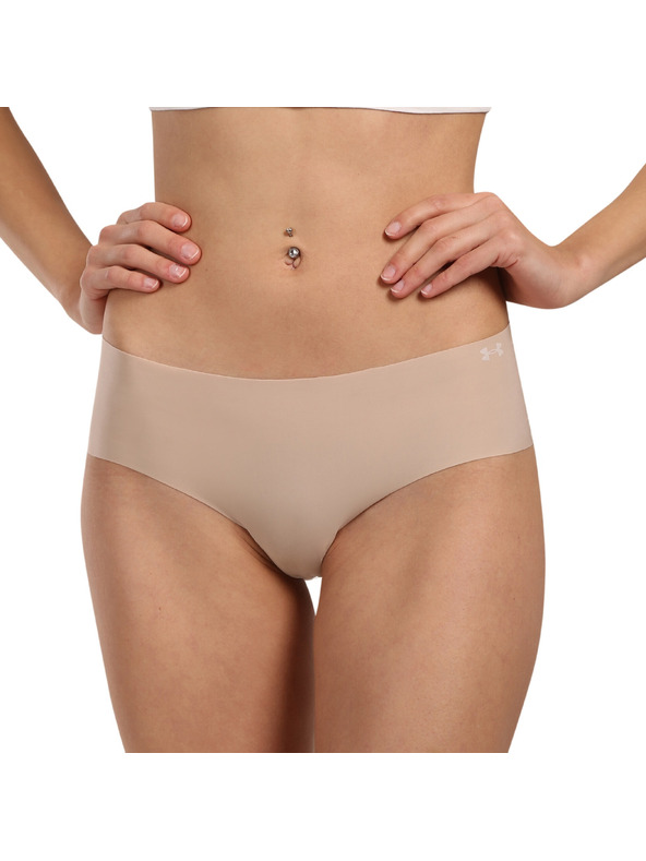 Under Armour Női bugyi Under Armour Ua Pure Stretch No Show Hipster-Solid - 3pk