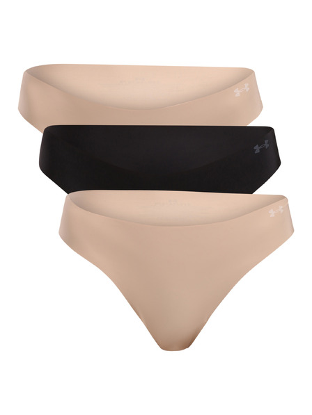 Under Armour Női tanga Under Armour Ua Pure Stretch No Show Thong -Solid - 3pk