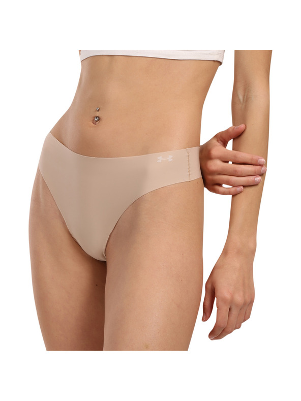 Under Armour Női tanga Under Armour Ua Pure Stretch No Show Thong -Solid - 3pk
