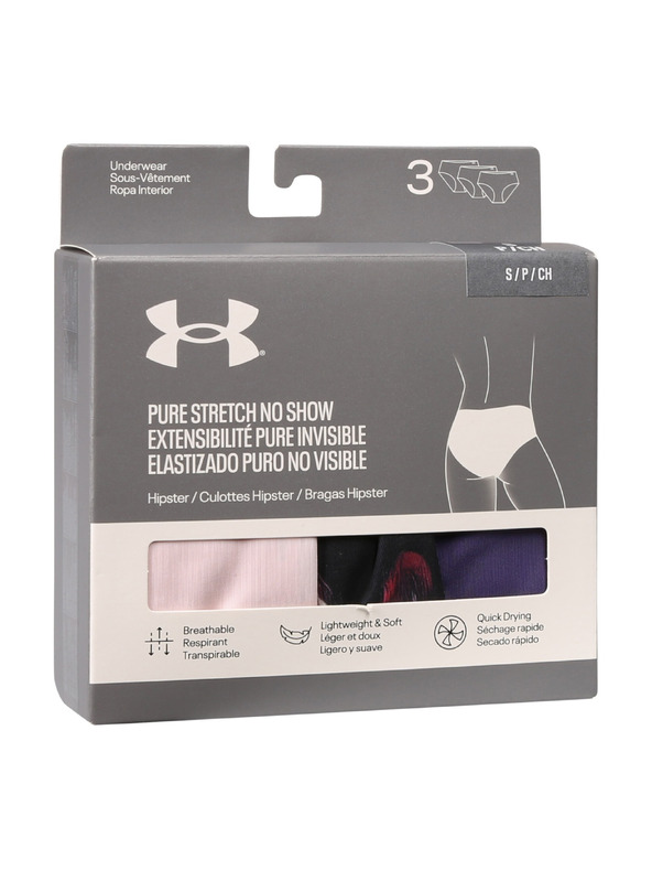 Under Armour Női bugyi Under Armour Ua Pure Stretch Noshow Hipster-Print - 3pk