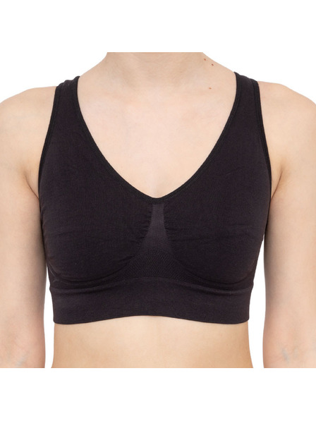 Bellinda EASY BRA - Női drótmentes sport melltartó - fekete