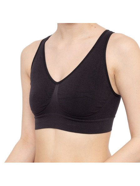 Bellinda EASY BRA - Női drótmentes sport melltartó - fekete