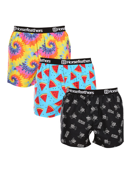 Horsefeathers Háromdarabos szett - Horsefeathers Frazier Bundle 3 férfi boxer