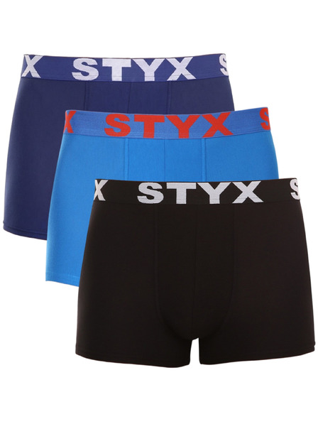 Styx Három darabos készlet - férfi boxeralsó Styx sport elasztikus többszínű Styx sport többszínű