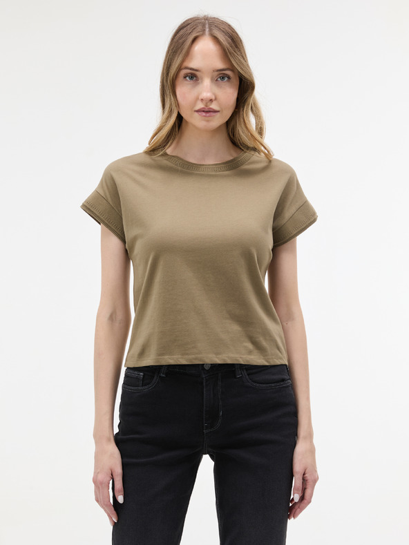 Orsay ORSAY Khaki női rövid ujjú póló