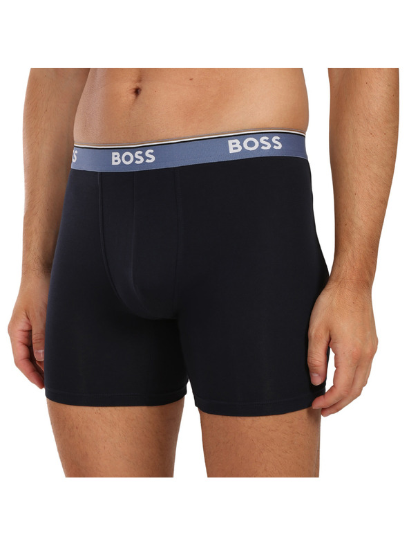 BOSS Három darabos csomag - BOSS férfi boxeralsó fekete