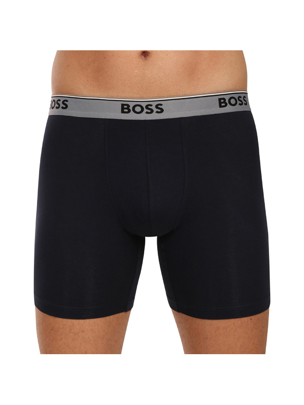 BOSS Három darabos csomag - BOSS férfi boxeralsó fekete