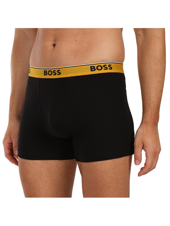 BOSS Három darabos csomag - BOSS férfi boxeralsó fekete