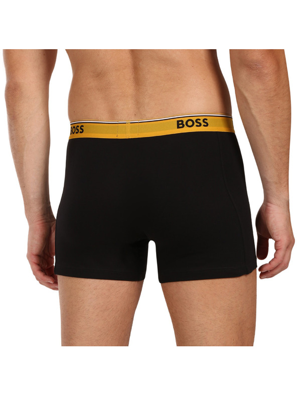 BOSS Három darabos csomag - BOSS férfi boxeralsó fekete