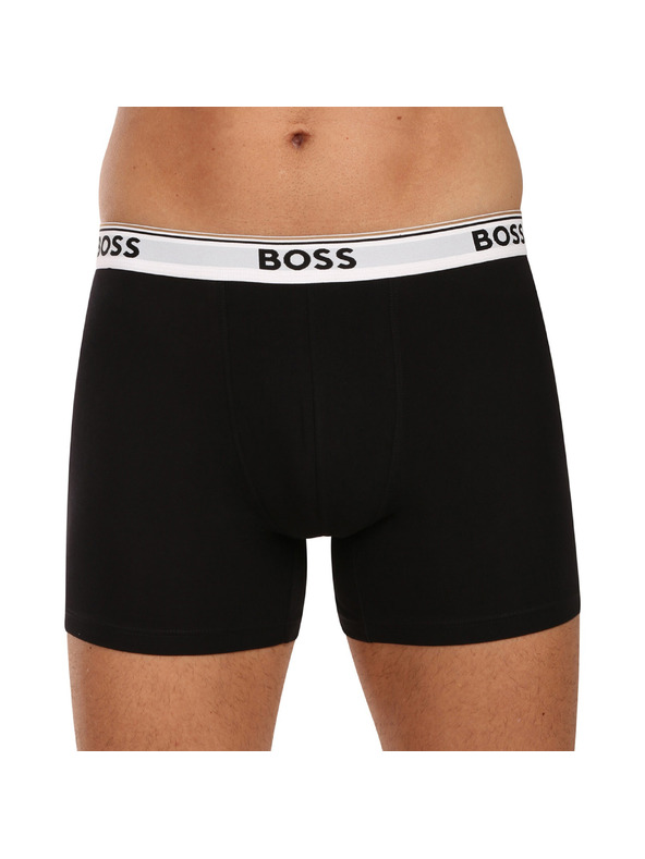 BOSS Három darabos csomag - BOSS férfi boxeralsó fekete