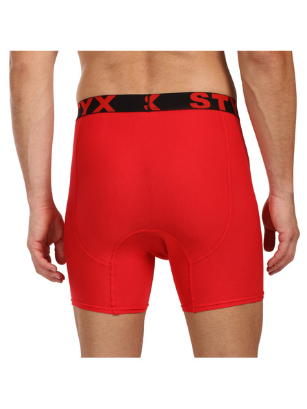 Styx Styx long férfi boxer sportgumival piros
