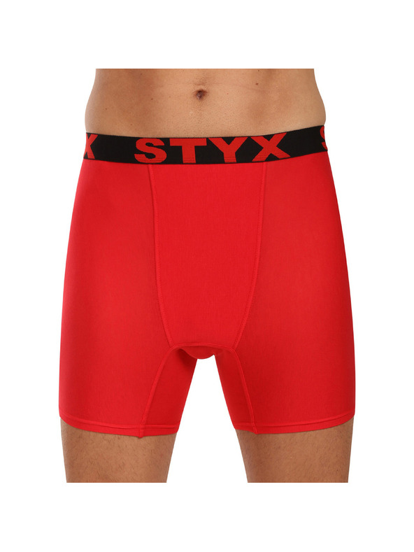 Styx Styx long férfi boxer sportgumival piros
