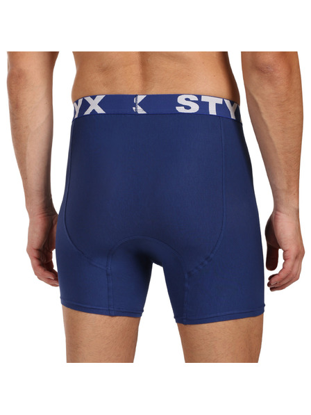 Styx Férfi hosszú boxeralsó Styx sportgumi sötét kék