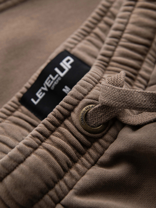 Ombre Clothing Férfi pamut tréningnadrág BASIC barna Ombre ruházat