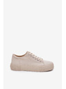 BIG STAR SHOES Női vászon tornacipő Big Star – bézs