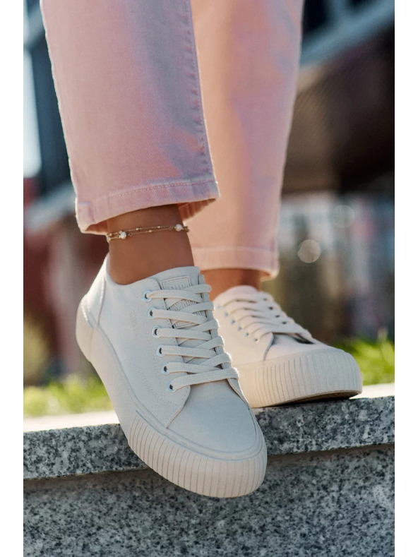 BIG STAR SHOES Női vászon tornacipő Big Star – bézs