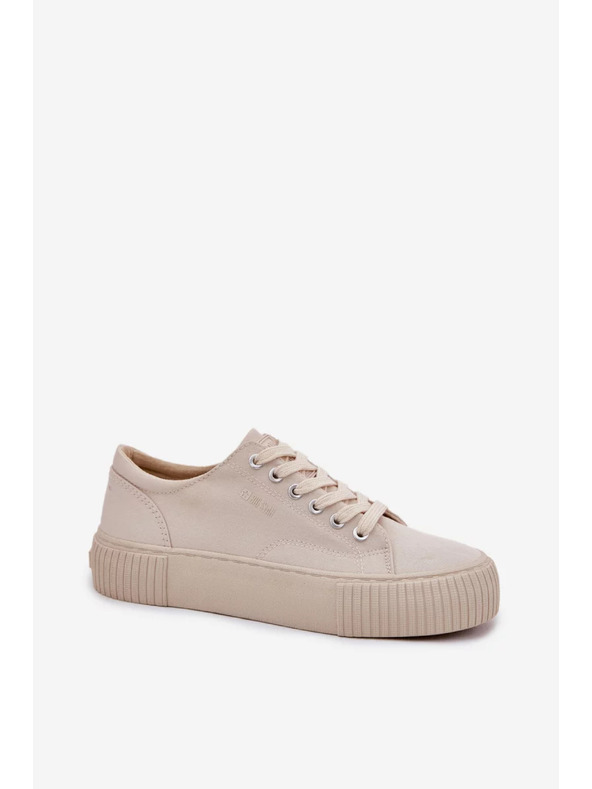 BIG STAR SHOES Női vászon tornacipő Big Star – bézs