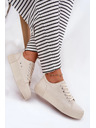 BIG STAR SHOES Női vászon tornacipő Big Star – bézs