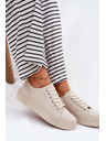 BIG STAR SHOES Női vászon tornacipő Big Star – bézs
