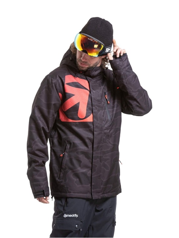 Meatfly Meatfly férfi SNB & SKI dzseki Shader Morph Black