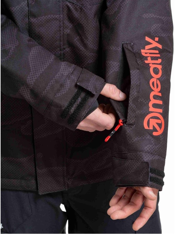 Meatfly Meatfly férfi SNB & SKI dzseki Shader Morph Black