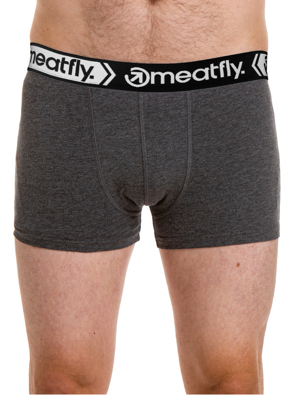 Meatfly Meatfly férfi boxeralsó Balboa Boxershorts Four Pack Black/Grey Heather