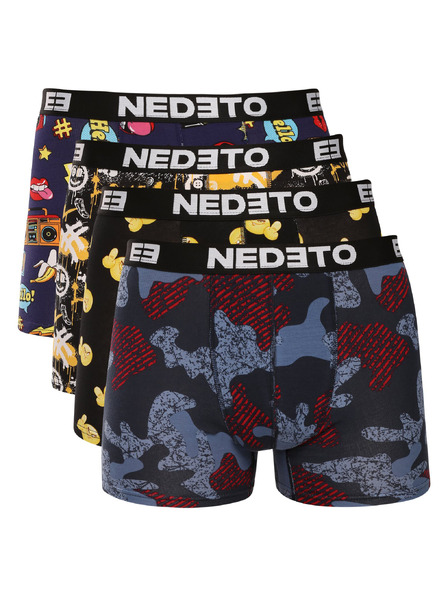 Nedeto Szett négyből - Nedeto férfi boxeralsó többszínű