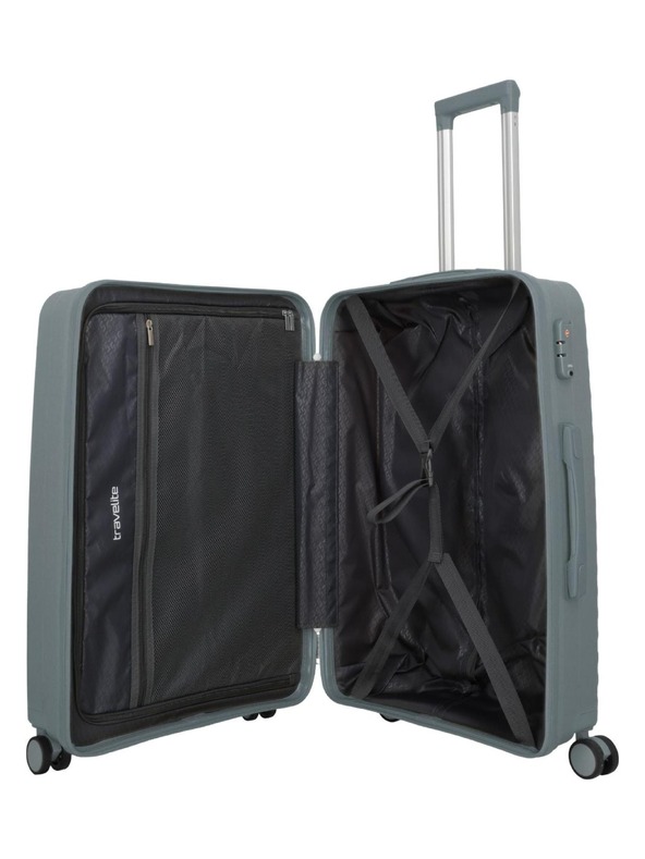 Travelite Utazási bőrönd Travelite Pacific M Anthracite