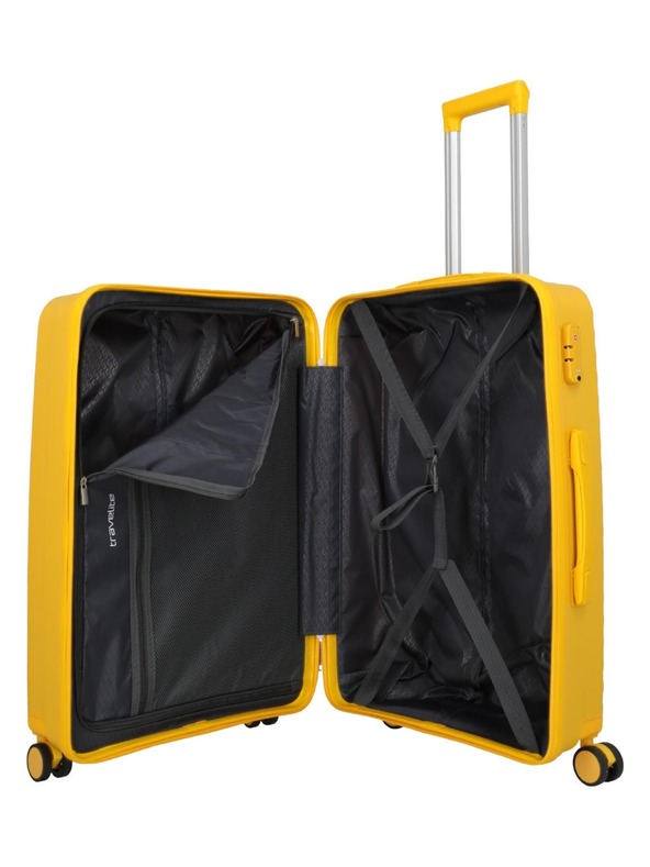 Travelite Utazási bőrönd Travelite Pacific M Sárga