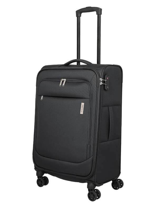 Travelite Utazási bőrönd Travelite Priego M Anthracite