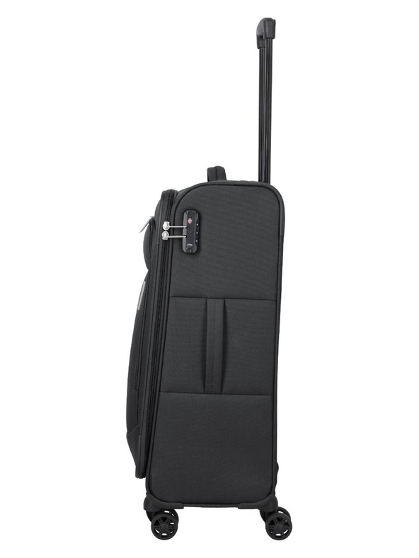 Travelite Utazási bőrönd Travelite Priego M Anthracite