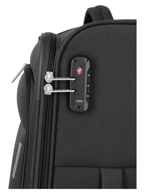 Travelite Utazási bőrönd Travelite Priego M Anthracite