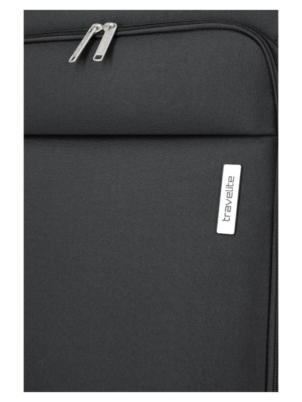 Travelite Utazási bőrönd Travelite Priego M Anthracite
