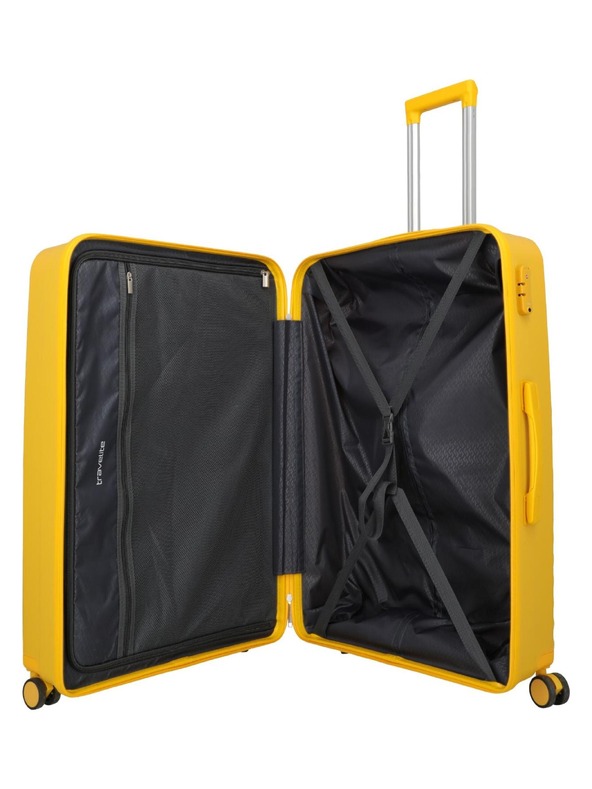 Travelite Utazási bőrönd Travelite Pacific L Sárga
