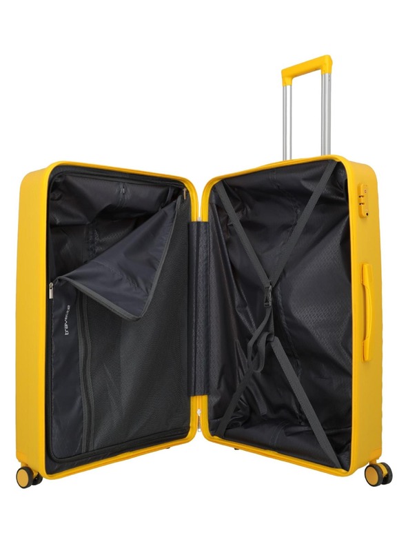 Travelite Utazási bőrönd Travelite Pacific L Sárga