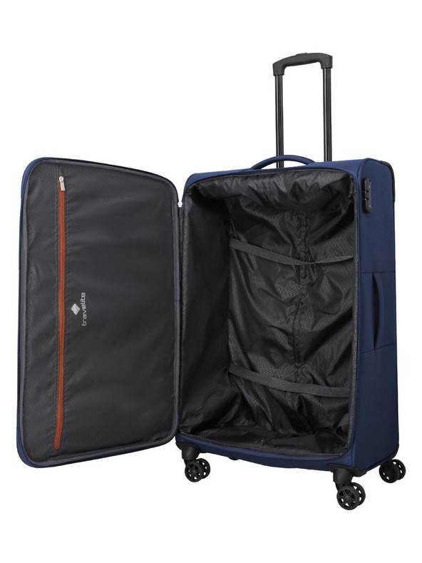Travelite Utazási bőrönd Travelite Priego L Sötétkék