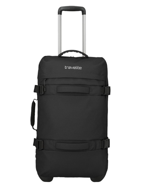 Travelite Utazótáska Travelite Bolonia Wheeled Duffle M Fekete