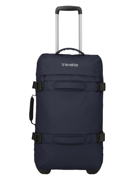 Travelite Utazótáska Travelite Bolonia Wheeled Duffle M Sötétkék