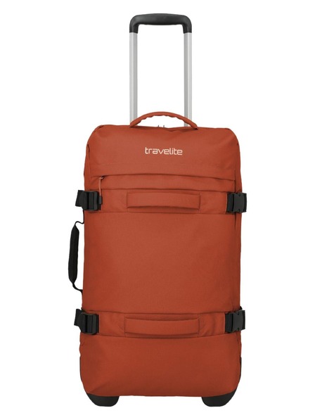 Travelite Utazótáska Travelite Bolonia Wheeled Duffle M Narancssárga
