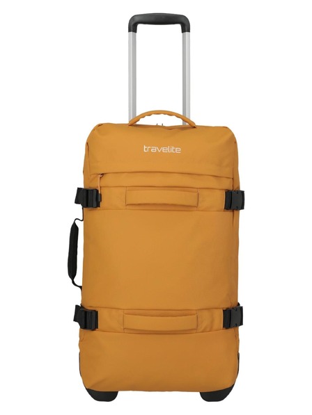 Travelite Utazótáska Travelite Bolonia Wheeled Duffle M Sárga
