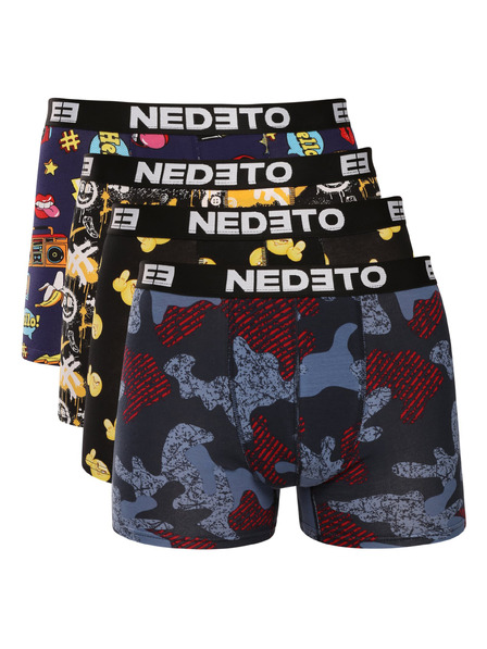 Nedeto Szett négyből - Nedeto férfi boxeralsó többszínű