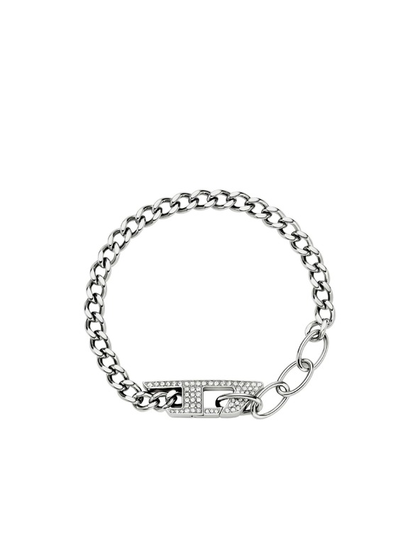 Diesel Unisex acél karkötő Diesel D Logo DX1627040