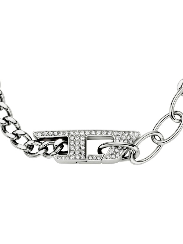 Diesel Unisex acél karkötő Diesel D Logo DX1627040