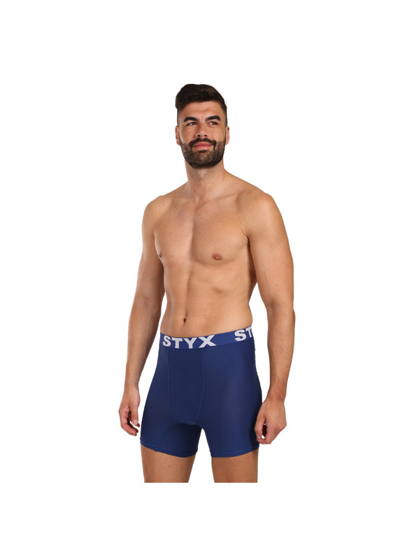 Styx Három darabos készlet - férfi boxeralsó Styx hosszú sportos elasztikus többszínű Styx hosszú sportos boxeralsó