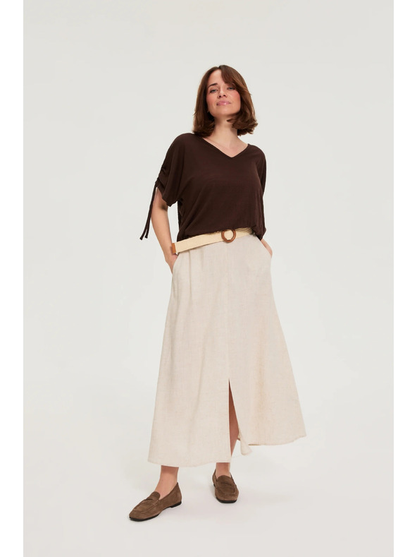 Moodo Szoknya övvel bézs Moodo