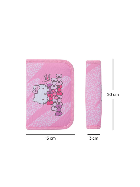 BAAGL  BAAGL Iskolai egyemeletes tolltartó Hello Kitty Sweet Leopard GRS