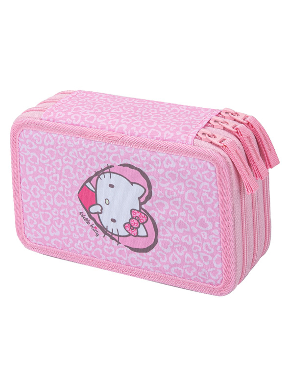 BAAGL  BAAGL Iskolai háromszintes tolltartó Hello Kitty Sweet Leopard GRS